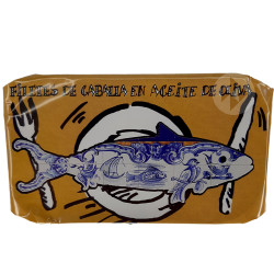 CABALLA FILETE EN ACEITE DE OLIVA LATA 120g.(12p/caja)